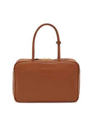 Main View - Click To Enlarge - MIU MIU - Top Handle Leather Shoulder Bag