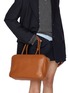 Figure View - Click To Enlarge - MIU MIU - Top Handle Leather Shoulder Bag