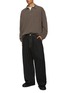 Figure View - Click To Enlarge - STUDIO NICHOLSON - Wool Long Sleeve Wool Polo Shirt