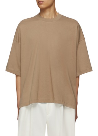 Main View - Click To Enlarge - STUDIO NICHOLSON - Oversized Branded T-Shirt