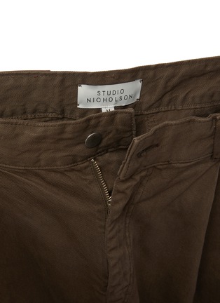 Detail View - Click To Enlarge - STUDIO NICHOLSON - Baggy Pleated Cotton Pants