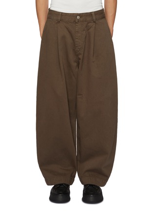 Main View - Click To Enlarge - STUDIO NICHOLSON - Baggy Pleated Cotton Pants