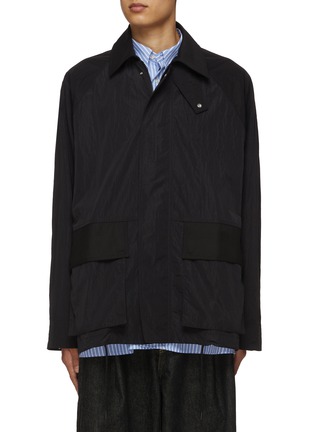 Main View - Click To Enlarge - STUDIO NICHOLSON - Crinkle Showerproof Parka Jacket