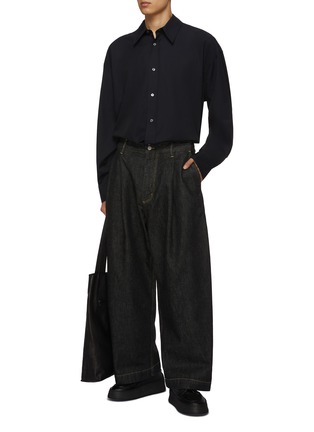 Figure View - Click To Enlarge - STUDIO NICHOLSON - Italian Cotton Jeans