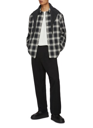 Figure View - Click To Enlarge - STUDIO NICHOLSON - Flannel Cotton Shirt