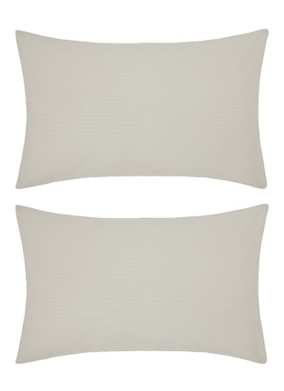 Main View - Click To Enlarge - SOCIETY LIMONTA - Jess Cotton Pillowcase Set of 2 — Mastice