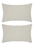 Main View - Click To Enlarge - SOCIETY LIMONTA - Jess Cotton Pillowcase Set of 2 — Mastice