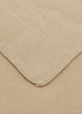 Detail View - Click To Enlarge - SOCIETY LIMONTA - Rem King Size Linen Duvet Cover — Juta