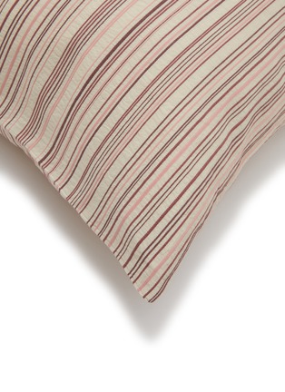 Detail View - Click To Enlarge - SOCIETY LIMONTA - Rows Cotton Pillowcase Set of 2 — Verbena