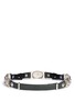 Figure View - Click To Enlarge - TOGA ARCHIVES - Tribal metal hardware mix embossed leather belt