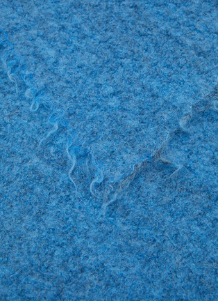 Detail View - Click To Enlarge - SOCIETY LIMONTA - Ted Wool Throw — Blu Klein