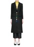 Main View - Click To Enlarge - CHICTOPIA - Coloured button wool felt long coat