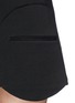 Detail View - Click To Enlarge - CHICTOPIA - Round pocket mid rise scuba jersey shorts