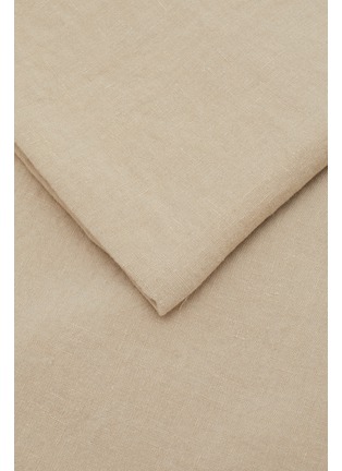 Detail View - Click To Enlarge - SOCIETY LIMONTA - Rem King Size Linen Fitted Sheet — Juta