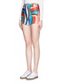 Front View - Click To Enlarge - CHICTOPIA - Illustration rainbow shorts