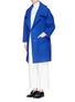Figure View - Click To Enlarge - CHICTOPIA - Oversize notched lapel coat