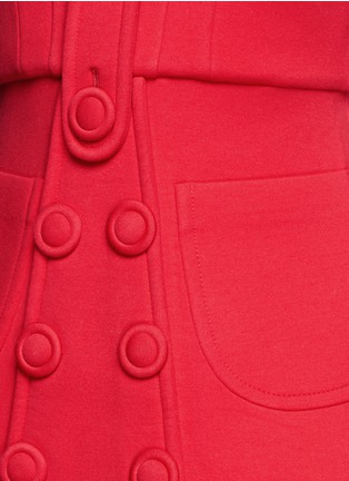 Detail View - Click To Enlarge - CHICTOPIA - Detachable T-strap button dress