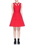 Main View - Click To Enlarge - CHICTOPIA - Detachable T-strap button dress
