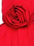 Detail View - Click To Enlarge - CHICTOPIA - Origami rose cutout wool flare dress