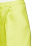 Detail View - Click To Enlarge - CHICTOPIA - Neon silk-wool cropped tailored pants