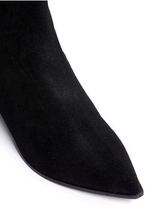 Detail View - Click To Enlarge - ASH - 'Mira' point toe suede Chelsea boots