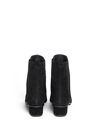 Back View - Click To Enlarge - ASH - 'Mira' point toe suede Chelsea boots