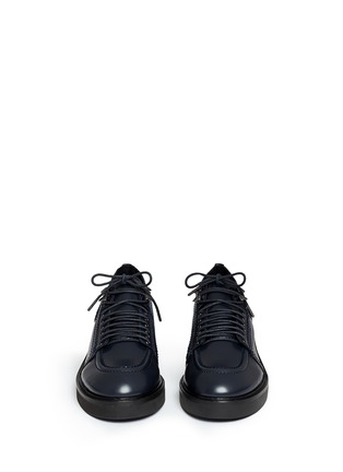 Figure View - Click To Enlarge - ASH - 'Novak' contrast topstitch polished leather brogues