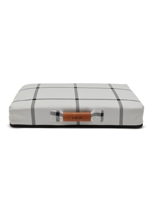 Main View - Click To Enlarge - LAY LO - Plaid Medium Dog Bed — White