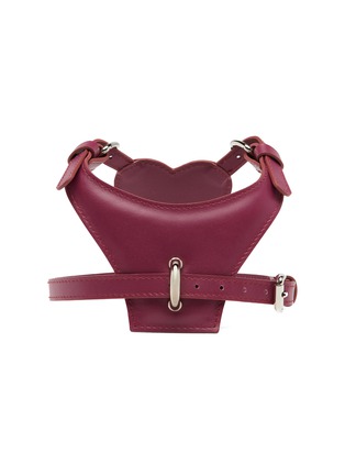 Detail View - Click To Enlarge - BAURDELLE - Medium Heart Harness — Plum Purple