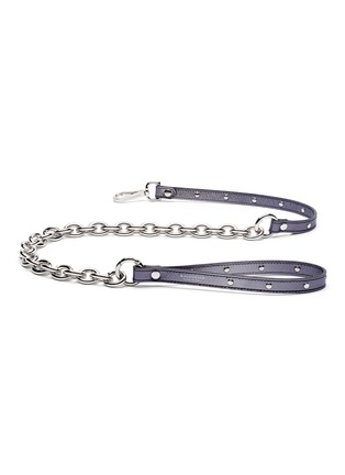 Main View - Click To Enlarge - BAURDELLE - Leash With Chain — Anthracite