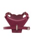 Detail View - Click To Enlarge - BAURDELLE - Large Heart Harness — Plum Purple