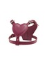 Detail View - Click To Enlarge - BAURDELLE - Small Heart Harness — Plum Purple