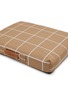 Detail View - Click To Enlarge - LAY LO - Grid Small Dog Bed — Tan