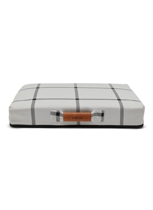 Main View - Click To Enlarge - LAY LO - Plaid Small Dog Bed — White