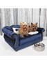 Detail View - Click To Enlarge - HAUTE HOUSE HOME - Gigi Pet Bed — Dark Blue