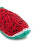 Front View - Click To Enlarge - WARE OF THE DOG - Watermelon Cotton Crochet Dog Toy