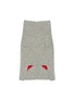  - WARE OF THE DOG - Heart Cardigan Size 2 — Grey/Red