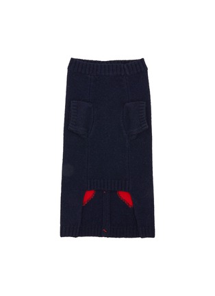  - WARE OF THE DOG - Heart Cardigan Size 2 — Dark Blue/Red