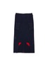  - WARE OF THE DOG - Heart Cardigan Size 2 — Dark Blue/Red