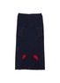  - WARE OF THE DOG - Heart Cardigan Size 4 — Dark Blue/Red