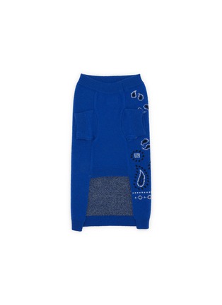  - WARE OF THE DOG - Bandana Sweater Size 1 — Royal Blue/Black/White