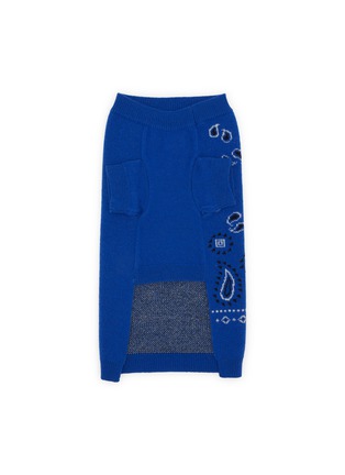  - WARE OF THE DOG - Bandana Sweater Size 2 — Royal Blue/Black/White