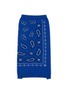 Main View - Click To Enlarge - WARE OF THE DOG - Bandana Sweater Size 4 — Royal Blue/Black/White