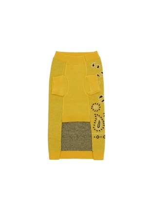  - WARE OF THE DOG - Bandana Sweater Size 1 — Yellow/Black/White