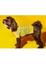 Detail View - Click To Enlarge - WARE OF THE DOG - Bandana Sweater Size 2 — Yellow/Black/White