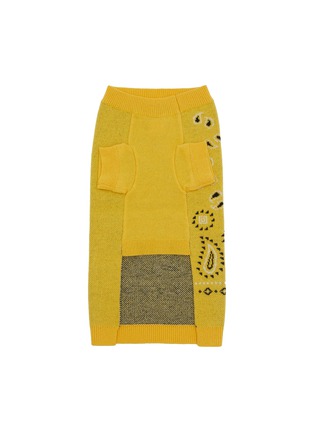  - WARE OF THE DOG - Bandana Sweater Size 2 — Yellow/Black/White