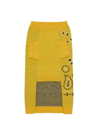  - WARE OF THE DOG - Bandana Sweater Size 4 — Yellow/Black/White