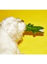 Detail View - Click To Enlarge - WARE OF THE DOG - Alligator Felted Wool Wool Dog Toy