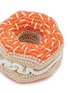 Front View - Click To Enlarge - WARE OF THE DOG - Bagel Cotton Crochet Dog Toy