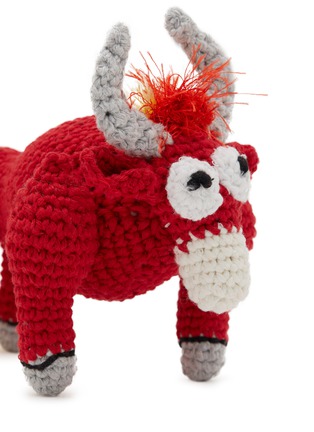 Front View - Click To Enlarge - WARE OF THE DOG - Bull Cotton Crochet Dog Toy